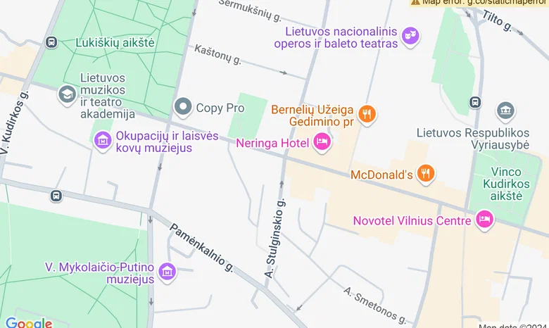 Teisingumo ministerijos konferencijų salė  žemėlapis