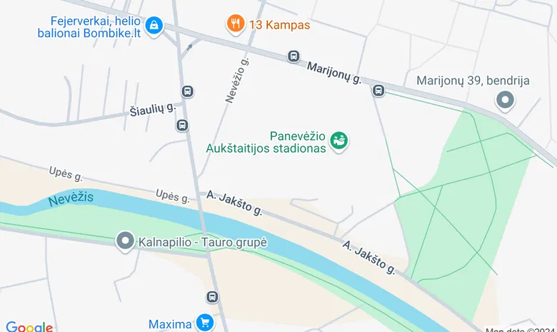 Ledo arena, A. Jakšto g. 1 žemėlapis