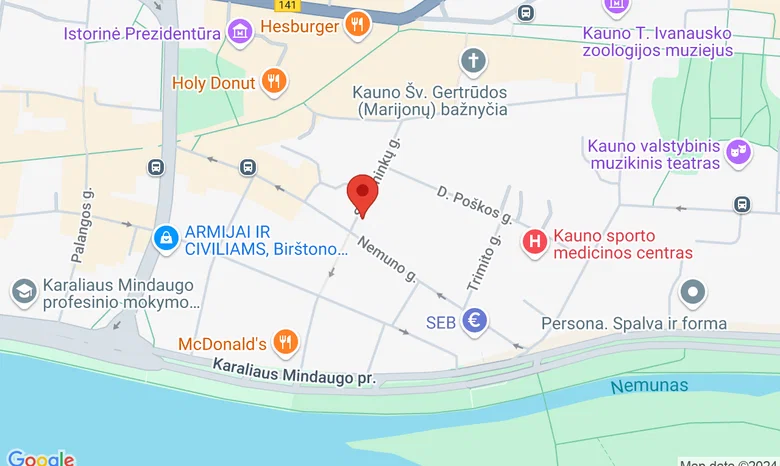 Krikščioniškas centras žemėlapis