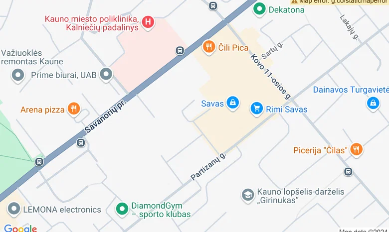 Šalia PC Savas žemėlapis