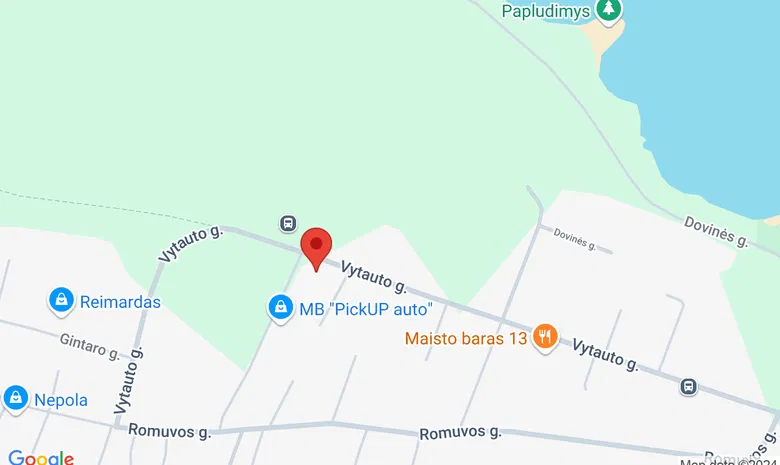 Lampėdžių miško parkas žemėlapis