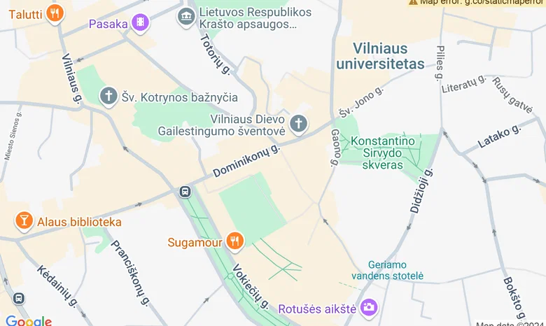 Gelerija Vilnensis žemėlapis