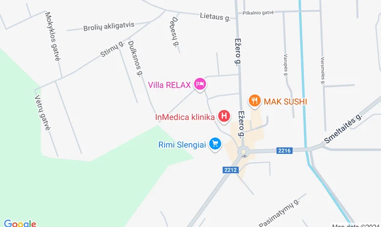 Salė "Prie Slengių Bokšto", Slengiai, Klaipėdos raj. žemėlapis