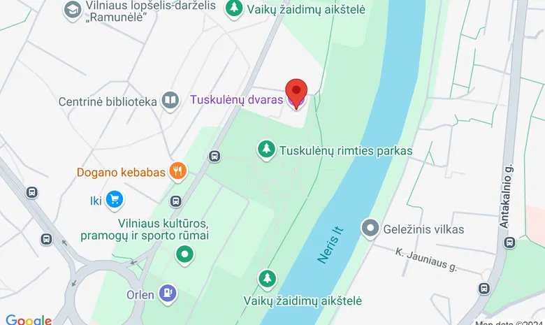 Tuskulėnų rimties parko memorialinis kompleksas, Žirmūnų g. 1F, LT-09239 Vilnius žemėlapis