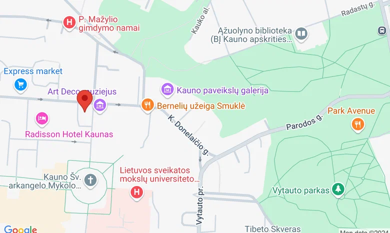 Kauno Prekybos, Pramonės Ir Amatų Rūmai žemėlapis