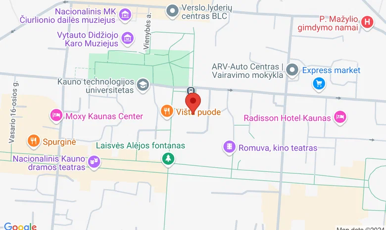 S. Daukanto g. 50, Kaunas žemėlapis