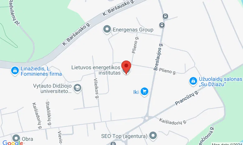 Lietuvos energetikos institutas žemėlapis