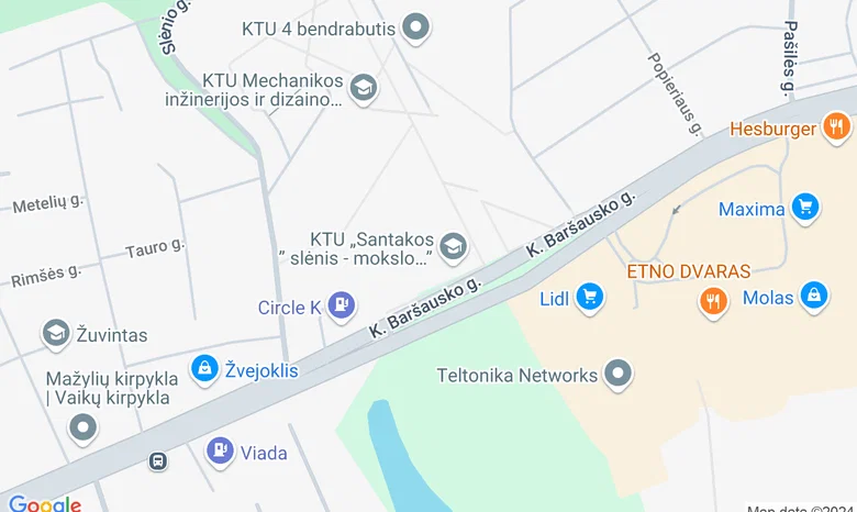 VšĮ Kauno mokslų ir technologijų parkas žemėlapis