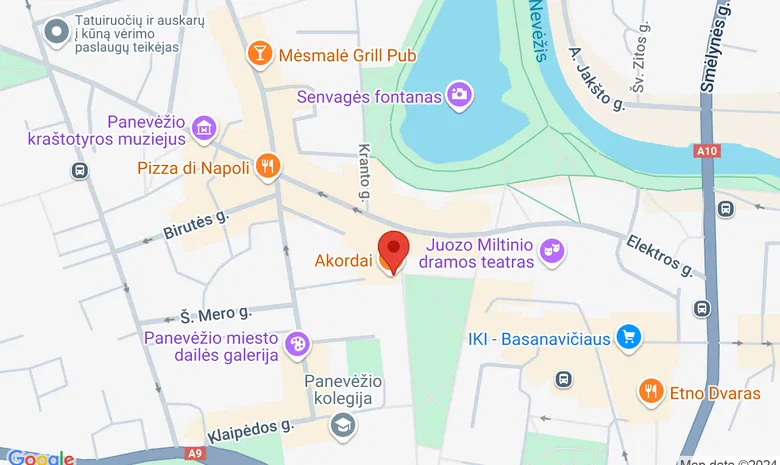 Skvero vyninė žemėlapis