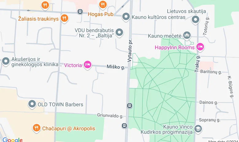  Kauno sporto centro mokykla  žemėlapis