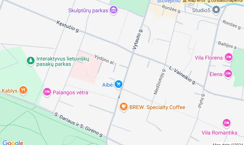 RAMYBĖS kultūros centras žemėlapis