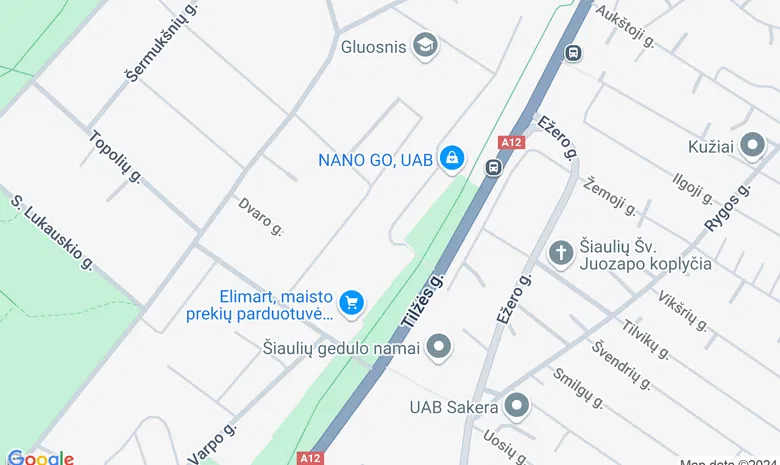 Gaidžio laikrodžio aikštė žemėlapis