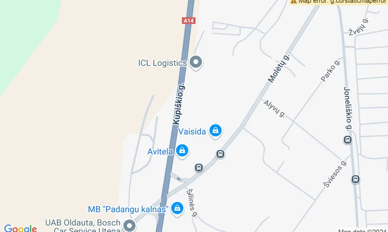 Namų idėjų centras NIC žemėlapis