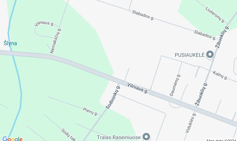 Raseinių hipodromas žemėlapis