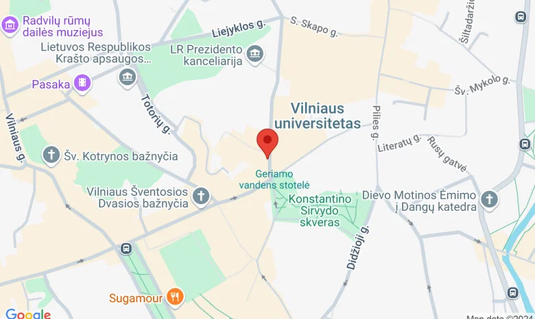 Universiteto g. 4 žemėlapis