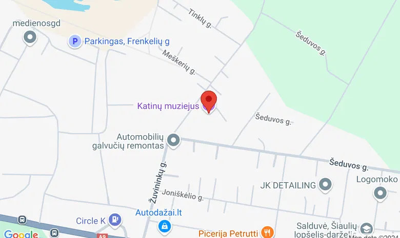 Katinų muziejus žemėlapis