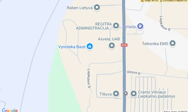 Vynoteka žemėlapis