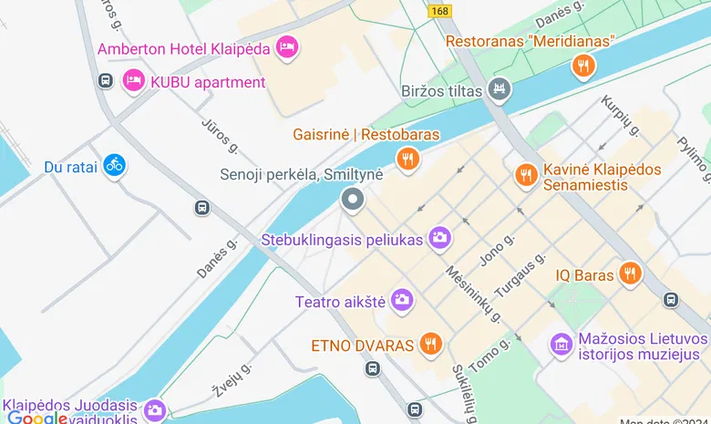 Keleivinis keltas "NIDA" žemėlapis