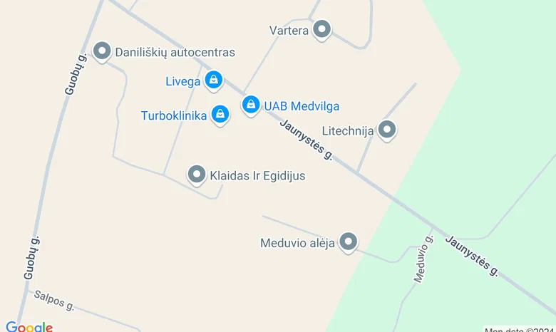 Viešbutis „Gabriella“, Visaginas žemėlapis