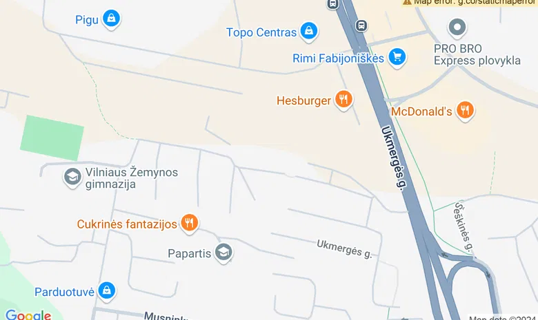 Šokių ir aerobikos studija DANCEFIT / DANCEHALL žemėlapis