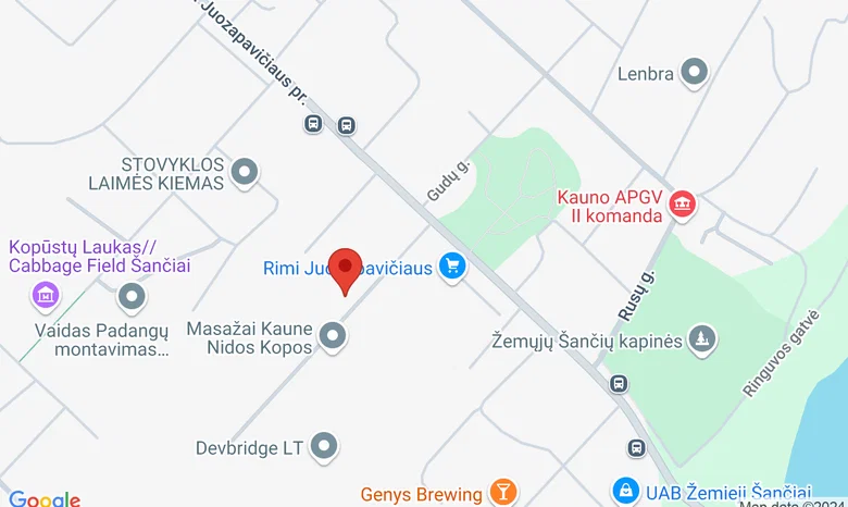 Kauno Karalienės Mortos mokykla žemėlapis