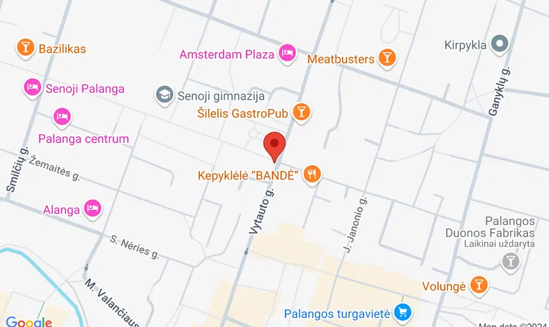 Palanga  žemėlapis