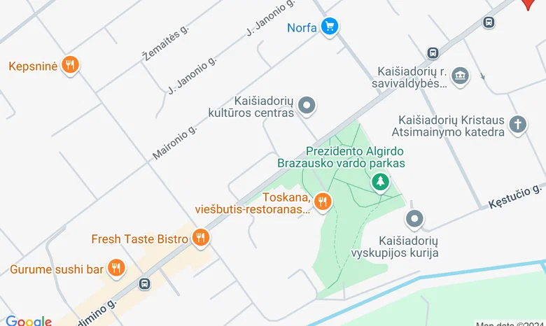 Kaišiadorių turizmo ir verslo informacijos centras žemėlapis
