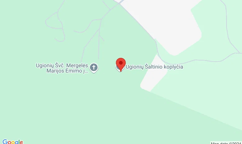 Ugionių km., Raseinių raj, Betygalos sen., Kauno apskritis žemėlapis