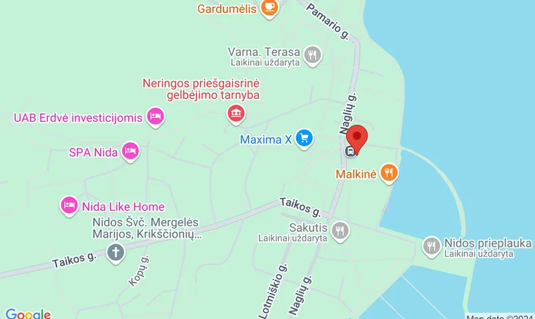 Nidos kultūros ir turizmo informacijos centras „Agila“ žemėlapis