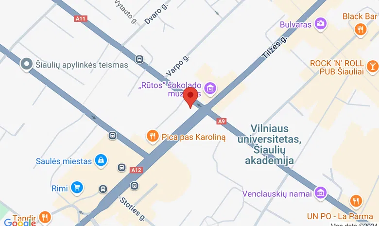 Žaidimų tunelis žemėlapis