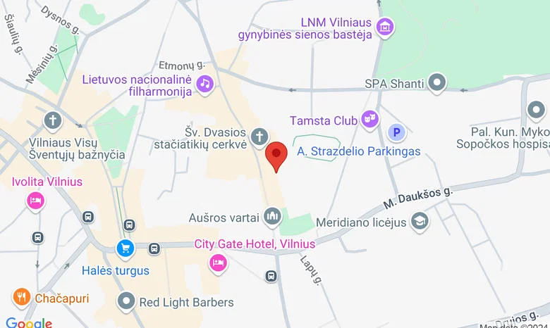 Domus Maria Viesbutis žemėlapis