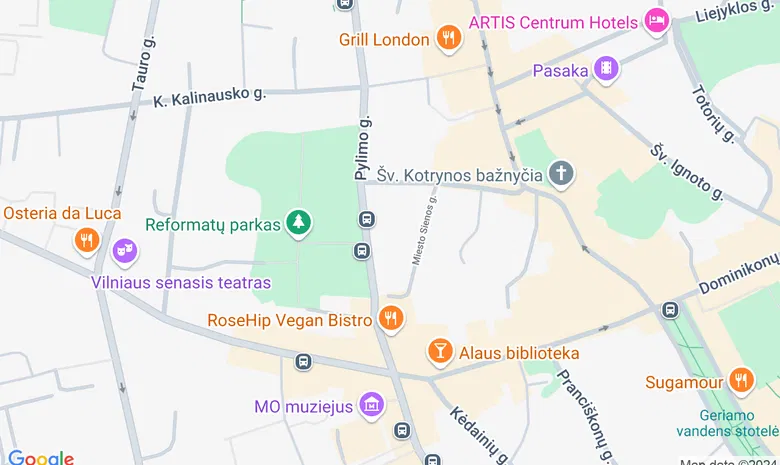 Evangelikų reformatų bažnyčia žemėlapis