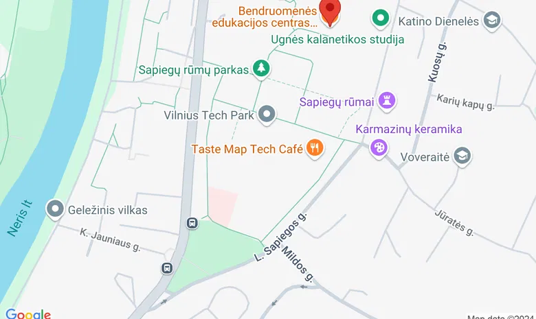 Miesto laboratorija žemėlapis
