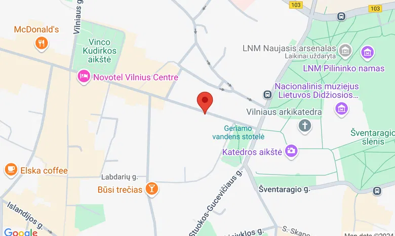 knygynas DRAUGYSTĖ žemėlapis