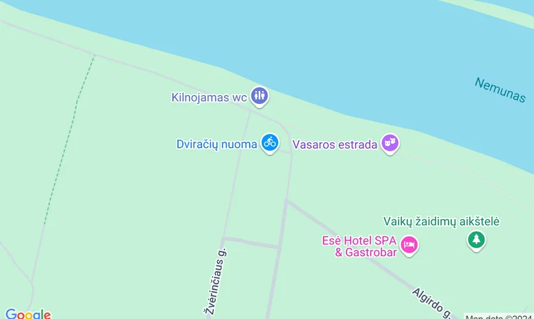 Nemuno krantinė, Pušyno g. 75 žemėlapis