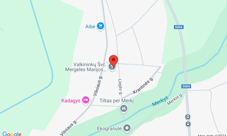 Valkininkai  žemėlapis