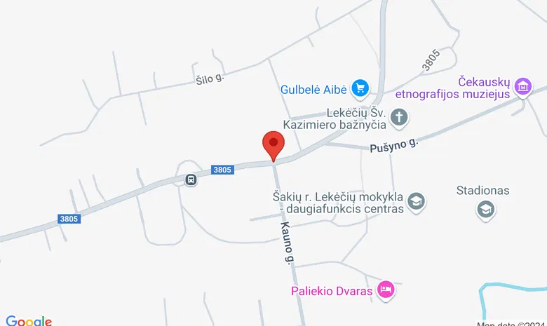 Lekėčiai žemėlapis