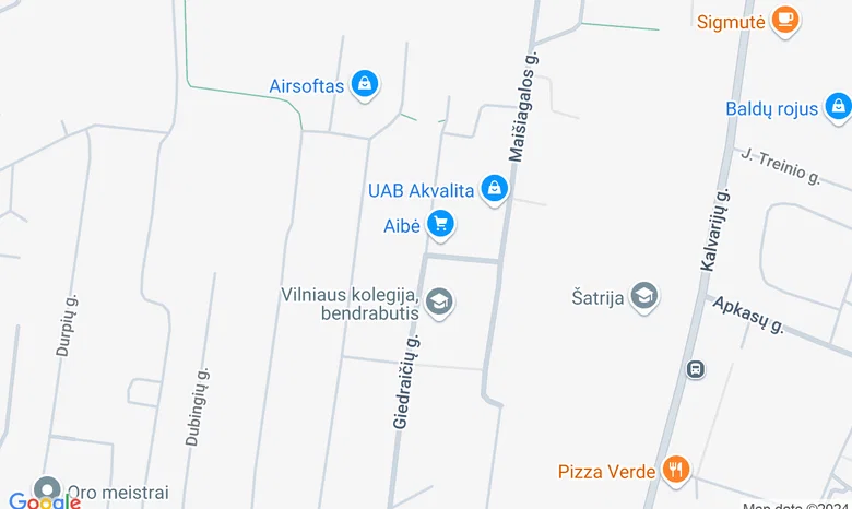 ALANTA žemėlapis