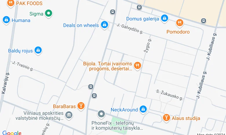 Vilnius Coding School (programavimo mokykla) žemėlapis