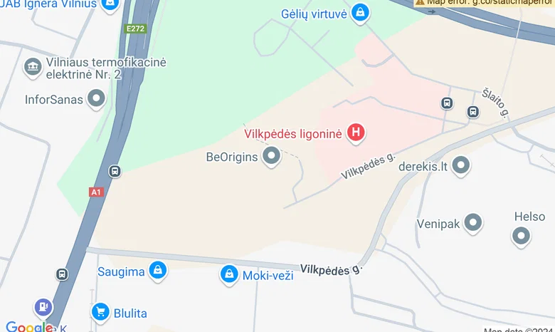 Namų galerija „Trivium“ žemėlapis