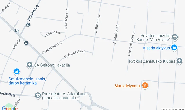 Samylų poilsiavietė žemėlapis