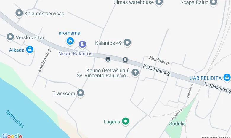 Petrašiūnai žemėlapis