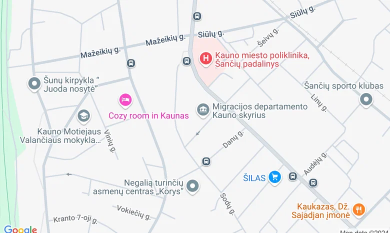 Kauno VMI žemėlapis