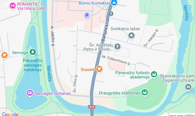 Smėlynė žemėlapis