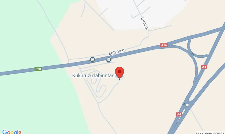 kukurūzų labirintas žemėlapis