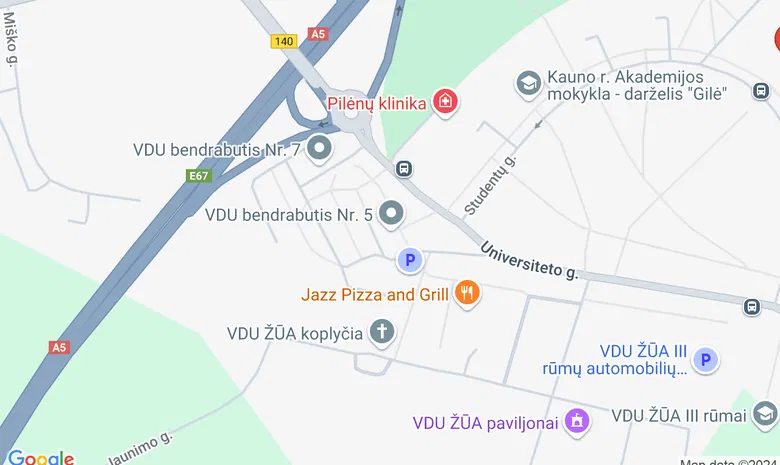 Aleksandro Stulginskio universitetas, Universiteto g. 8B, Akademija žemėlapis
