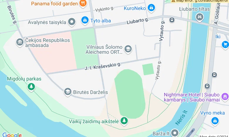 LEU stadionas žemėlapis