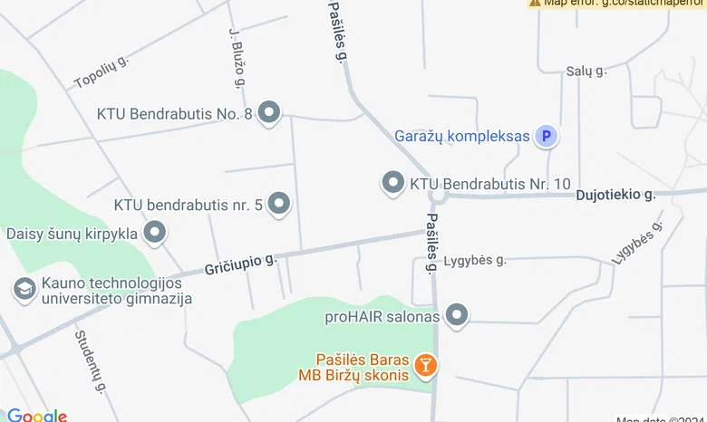 „Girstos“ bendruomenės patalpos žemėlapis