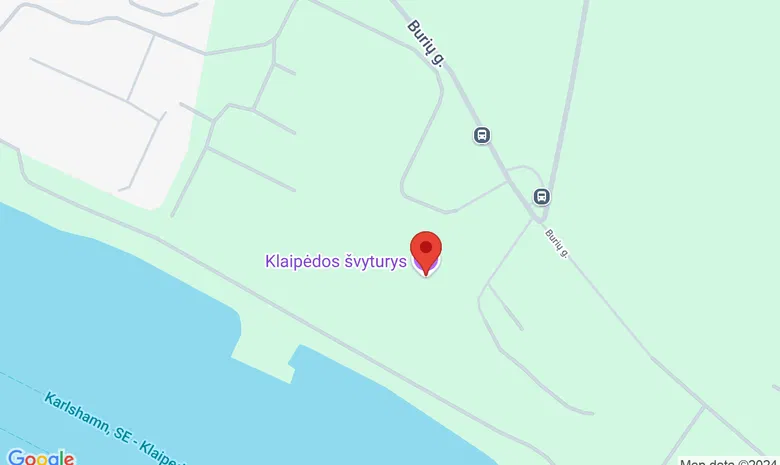 Klaipėdos švyturys žemėlapis