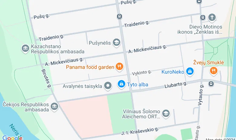 Restoranas JALTA žemėlapis